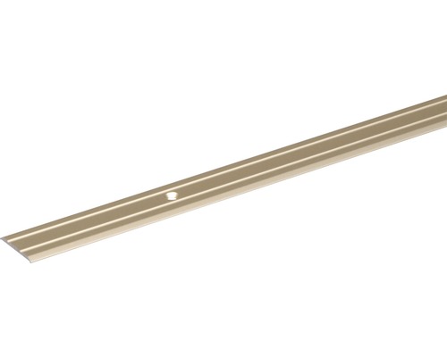 KAISERTHAL Overgangsprofiel 25 mm aluminium messing 200 cm Profielstrip met boorgat