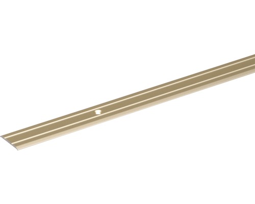KAISERTHAL Overgangsprofiel 38 mm aluminium messing 200 cm Metalen profiel met boring