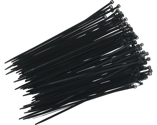 HAUPA Kabelbinder UV-bestendig 250x4,8 mm zwart, 100 stuks