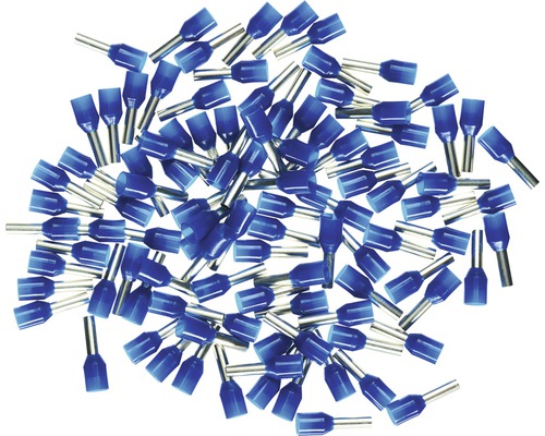 HAUPA Adereindhuls 2,5 mm² blauw, 100 stuks