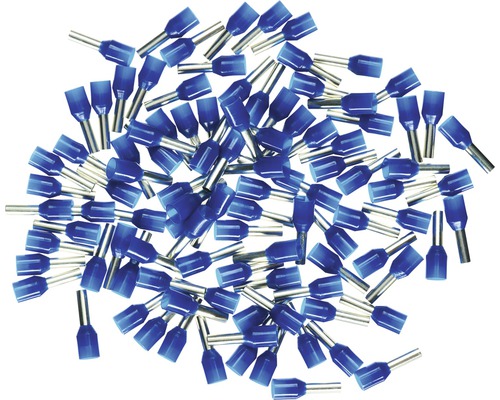 HAUPA Adereindhuls 2,5 mm² blauw, 100 stuks Aderhulsjes in losse schikking