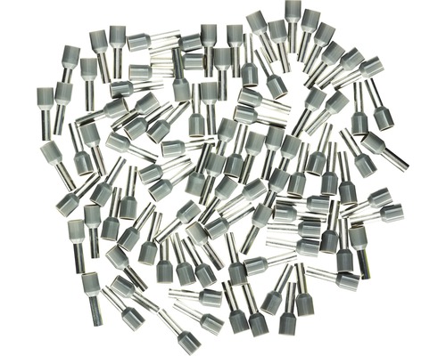 HAUPA Adereindhuls 4,0 mm² grijs, 100 stuks Meerdere adereindhulzen