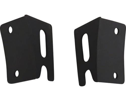TENNEKER Reserve onderdeel Houder 2 st zijtafel tbv Smoker XL (HB 5849121) Twee metalen hoekstukken met bevestigingsgaten