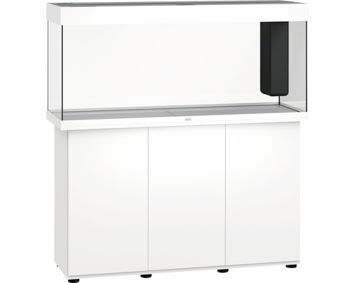 Wit aquarium met onderkast