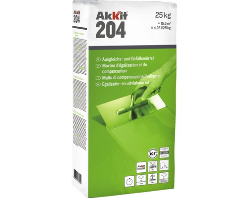 AKKIT 204 Egalisatie- en uitvlakmortel CT C12 F4 25 kg