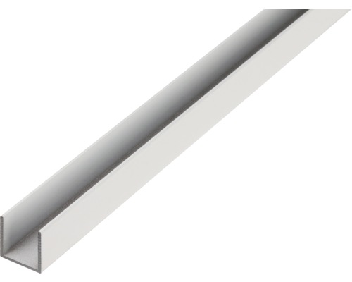 KAISERTHAL U-profiel 25x25x25x2 mm aluminium blank 200 cm U-profiel van metaal