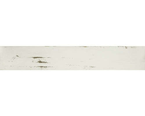 Wand- en vloertegel Skagen wit houtlook 15x90 cm