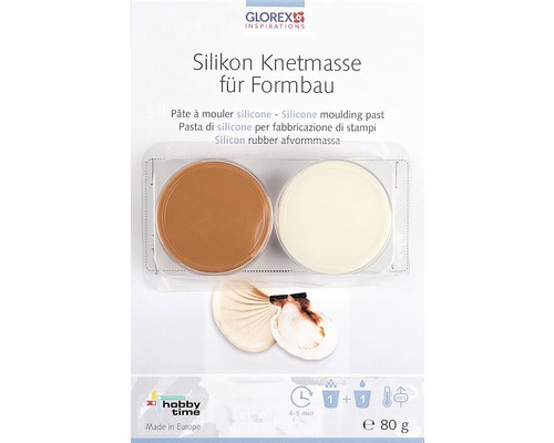 GLOREX Siliconen rubber 80g 2-comp. 2x40 gram