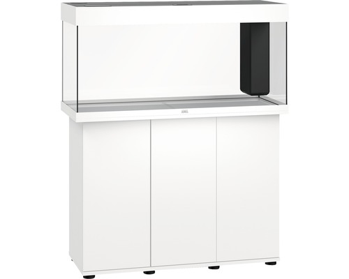 Wit aquarium met onderkast voor het houden van vissen