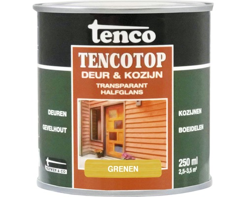 TENCO Tencotop Deur & Kozijn transparant zijdeglans grenen 250 ml