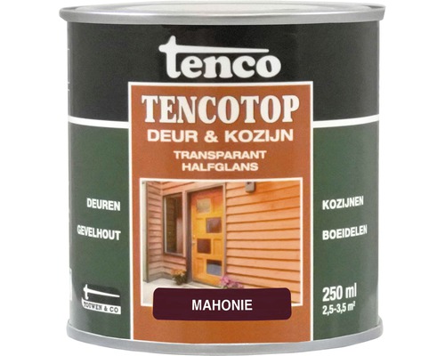 TENCO Tencotop Deur & Kozijn transparant zijdeglans mahonie 250 ml