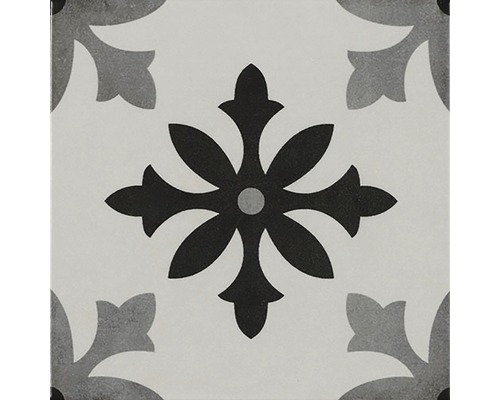 Wand- en vloertegel Art dekor blanco 22,3x22,3 cm