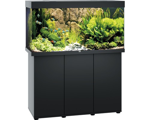 JUWEL Aquarium Rio incl. onderkast LED zwart 350 L, 121x51x146 cm