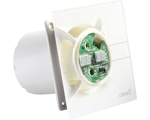 Cata Logo. Ventilator met digitaal display.