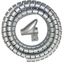 Kabelorganizer slang Ø 20 mm zilver 2,5 m-thumb-0