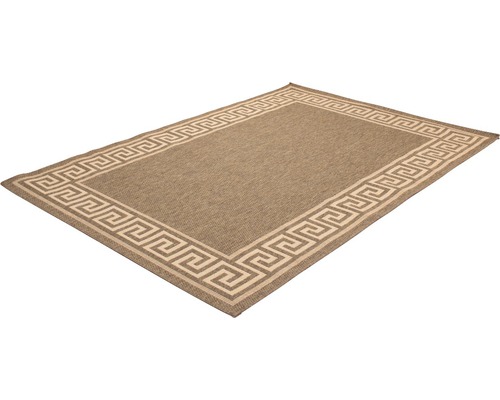 Rechthoekig tapijt met meandermotief