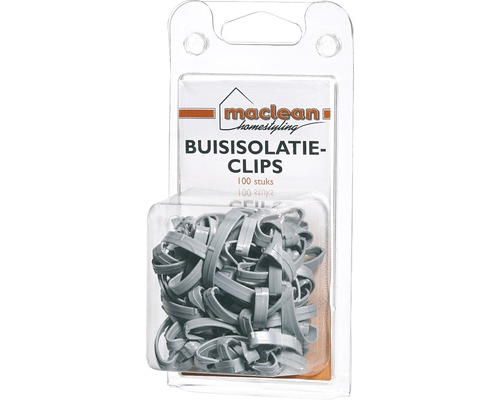 Buisisolatieclips 100 stuks Buisisolatieclips 100 stuks