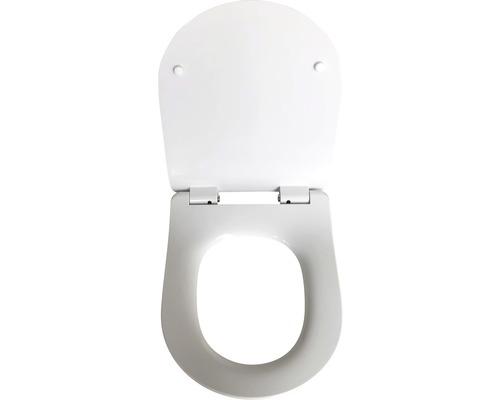 Toiletbril van kunststof, open