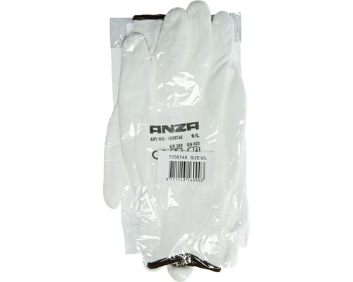 Anza werkhandschoenen maat 9/L in verpakking