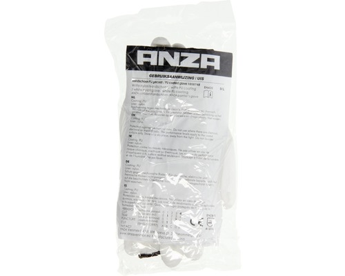 ANZA PU-gecoate werkhandschoenen in verpakking