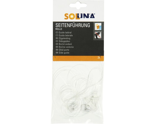 Soluna zijgeleiding rolgordijn in verpakking