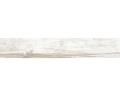 Wand- en vloertegel Tribeca wit houtlook 20x120 cm Tegels met houtlook
