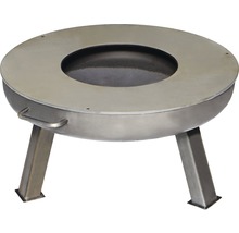 Vuurschaal van metaal met drie poten