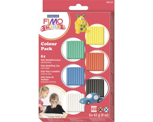 STAEDTLER FIMO klei Kids colour basiskleuren 6x42 gram