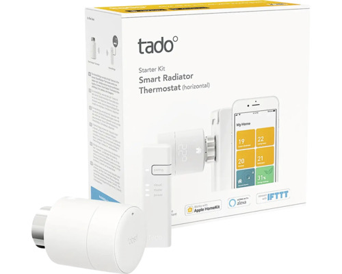 Tado Starter Kit Slimme Radiator Thermostaat horizontaal