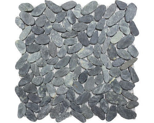 Mozaïektegel natuursteen XKS IN24 zwart 30,5x30,5 cm