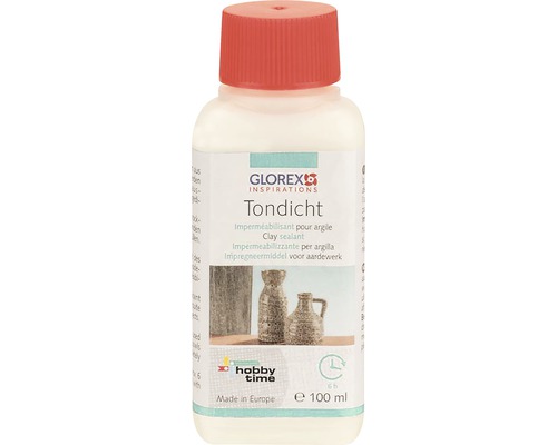 GLOREX Impregneermiddel voor aardewerk 100 ml Fles Glorex kleurdichtmiddel met 100 ml inhoud