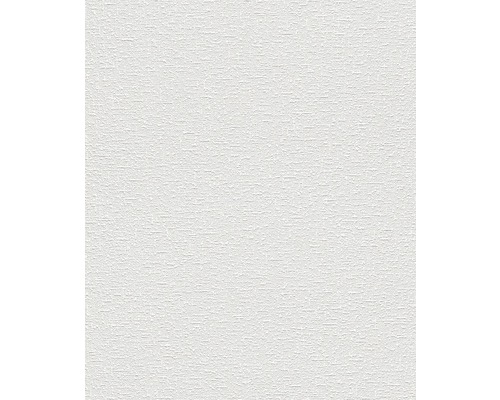 RASCH Vliesbehang 183606 Wallton effen wit Close-up van een wit behang met fijne structuur