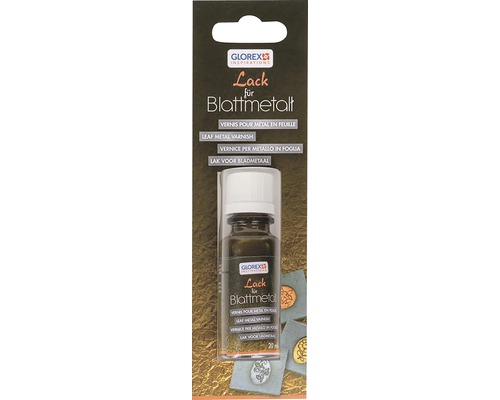 Glorex bladmetaallak 20 ml fles