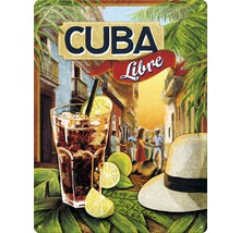 NOSTALGIC-ART Metalen bord Cuba Libre 30x40 cm-thumb-0