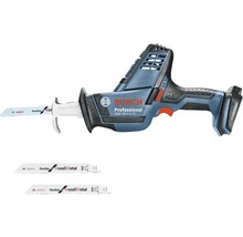 Bosch GSA 18 V-LI C accu reciprozaag met zaagbladen voor hout en metaal