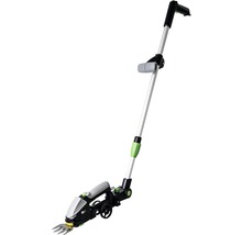 Accugrasschaar met telescopische steel voor gebruik in de tuin