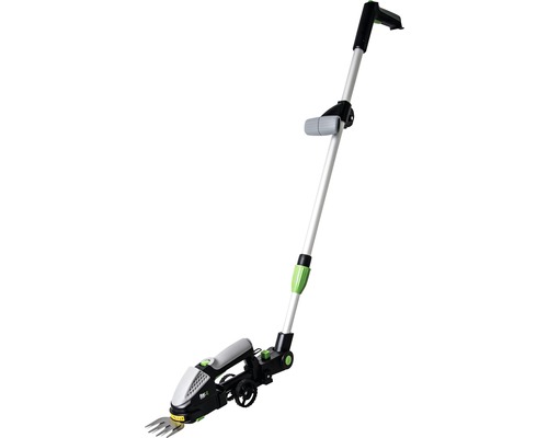 Accugrasschaar met telescopische steel voor gebruik in de tuin