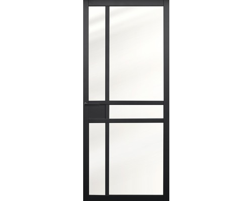 PERTURA Binnendeur industrieel zwart 1002 opdek links 83 x 201,5 cm