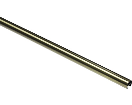 GARDINIA Memphis gordijnroede met binnenloop messing ø 16 mm 240 cm Metalen profiel voor bouwprojecten