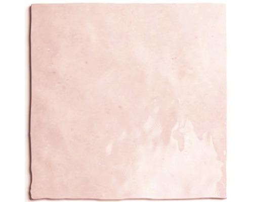 Wandtegel handvorm Rose Mallow roze 13x13 cm Enkele keramische tegel
