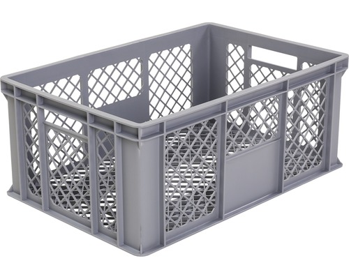 WIBO Opbergkrat 60x32x40 cm grijs 64 liter WIBO Opbergkrat 60x32x40 cm grijs 64 liter