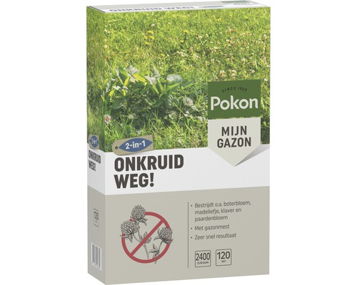 Pokon Mijn Gazon Onkruid Weg! 2-in-1 verpakking