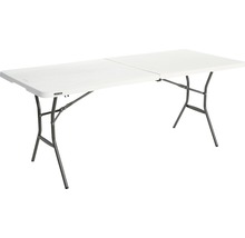 Witte inklapbare tafel met stalen frame