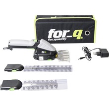 Accu gras- en struikschaar set met opbergtas en accessoires