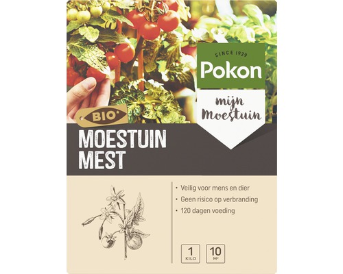 Pokon Mijn Moestuin meststof verpakking Pokon Mijn Moestuin meststof verpakking