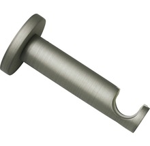 GARDINIA Kira wanddrager 1-loop zilver ø 19 mm