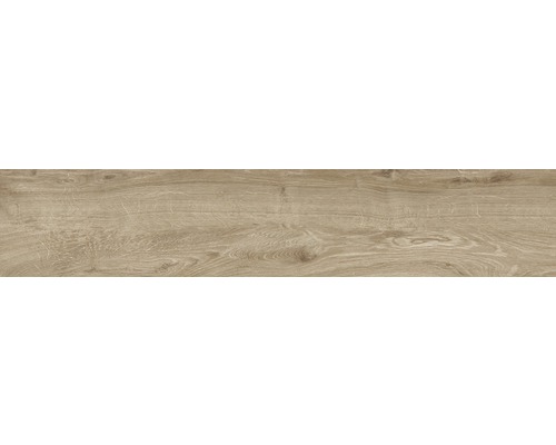 Wand- en vloertegel Roble limewood houtlook 23,3x120 cm-0