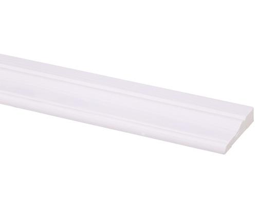 Deurlijst architraaf grenen gegrond (l x b x d) 2700 x 68 x 15 mm Witte sierlijst
