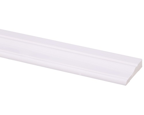 Witte sierlijst van kunststof