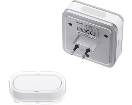 Philips deurbel DES 7900 DCH RC met stekker en afdekking